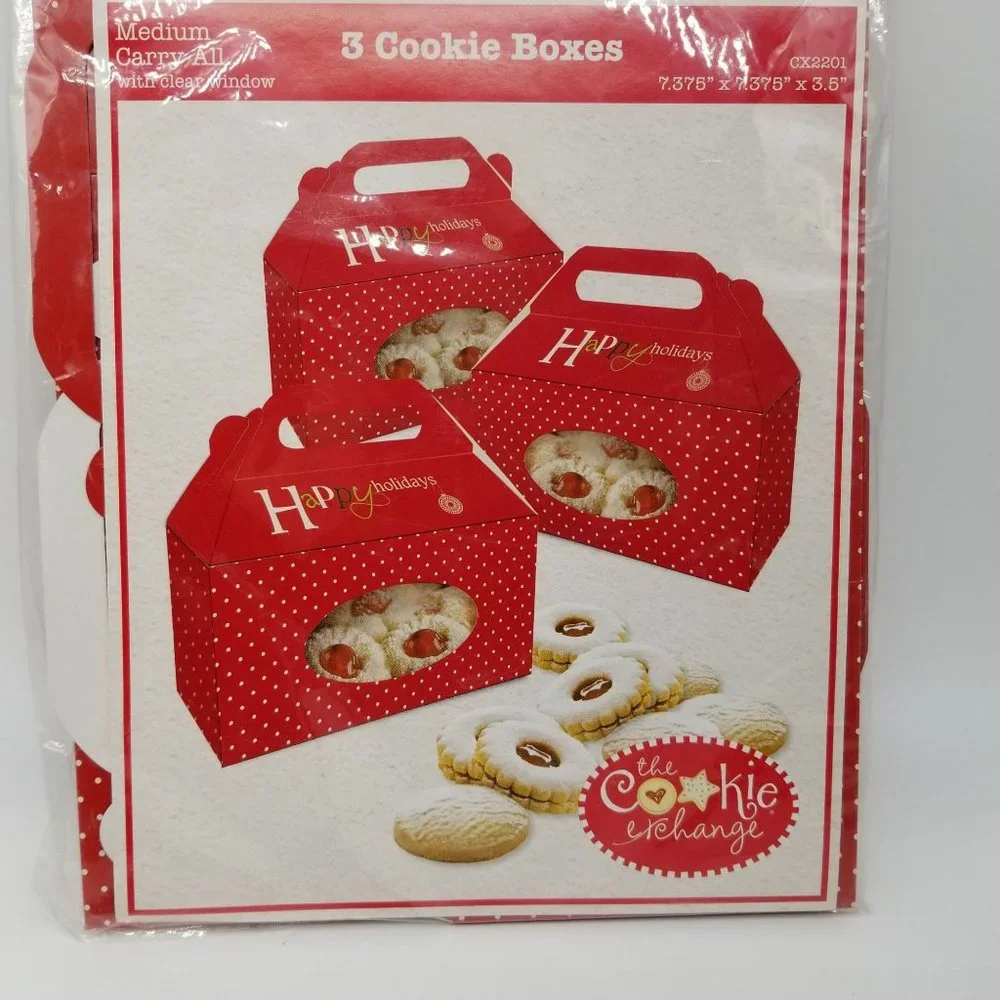 Cookie Treat Muffin Pastry Bagel Take Away Gift Food Boxes Totes Medium 9 Boxes